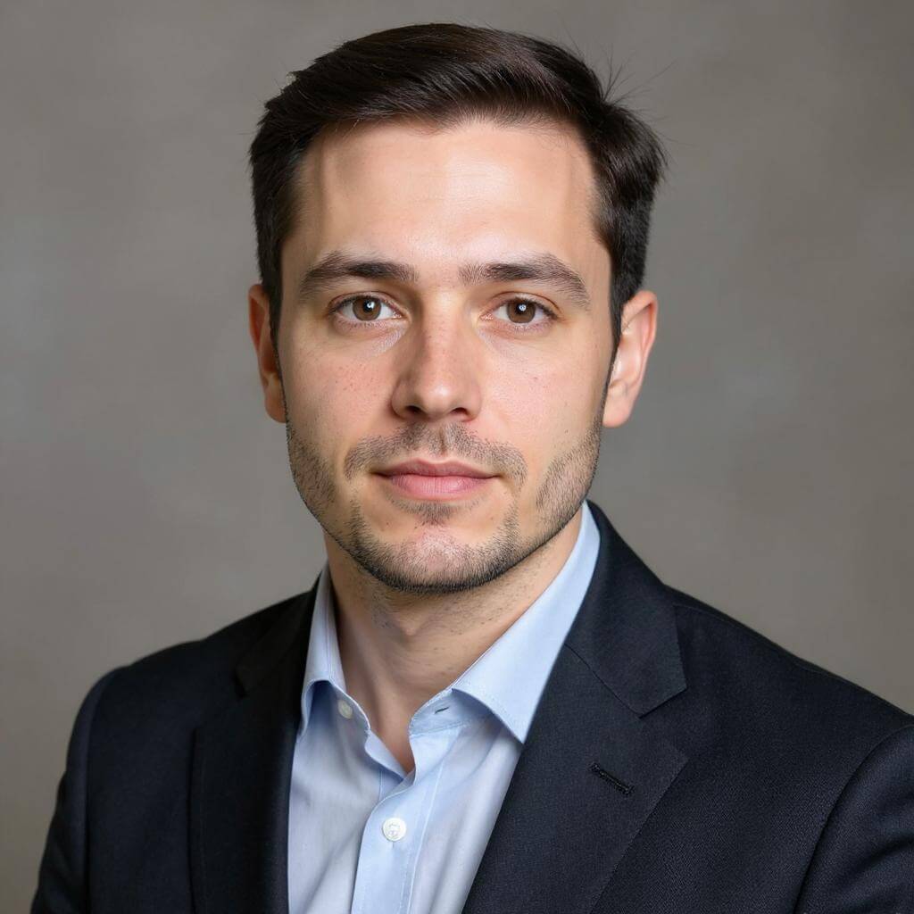 AI headshot example center